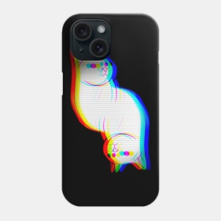 Dual Glitch Cat Video Phone Case