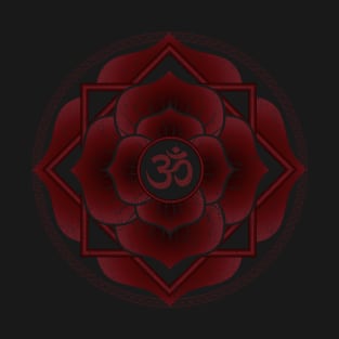 Aum Namaste Lotus Mandala T-Shirt