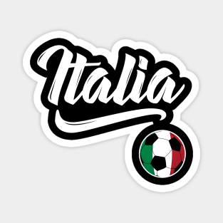 Italia Soccer Ball Italy Flag Italian Football Gift Magnet