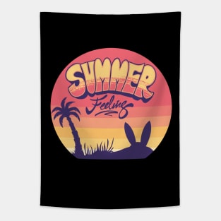 Summer Retro Vintage Art Tapestry
