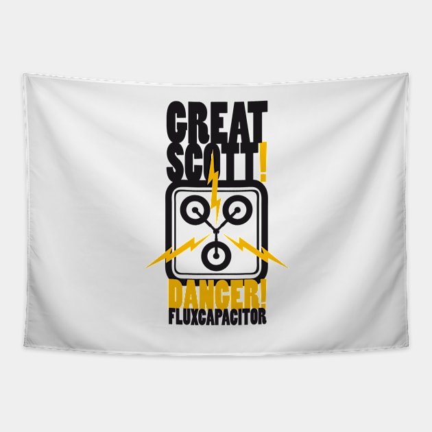 Flux Capacitor Tapestry by pitt