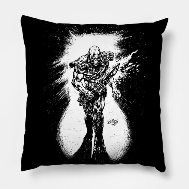 Classic Evil Warlord Pillow by MatiasSotoLopez