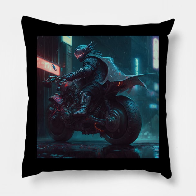 motocycle Pillow by rocknerd