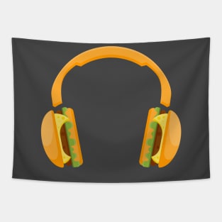 Burger headphones. Tapestry