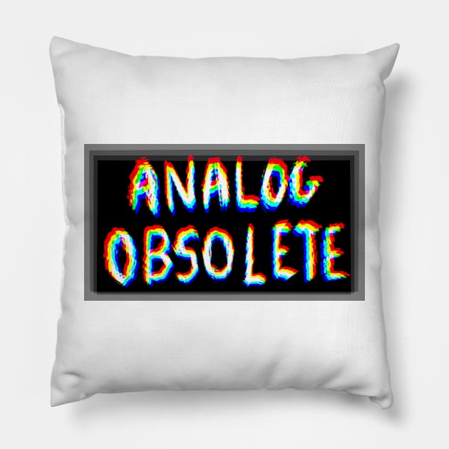 Analog obsolete Pillow by ThatJokerGuy