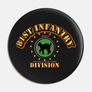 81st Infantry Division - Wildcat Pin