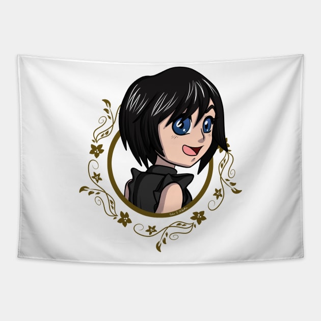 Xion Badge Tapestry by SalwaSAlQattan