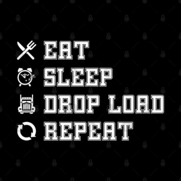 Eat Sleep Drop Load Repeat by RiseInspired