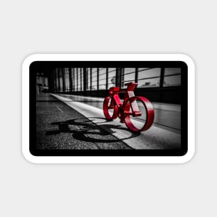 Red Bike Magnet