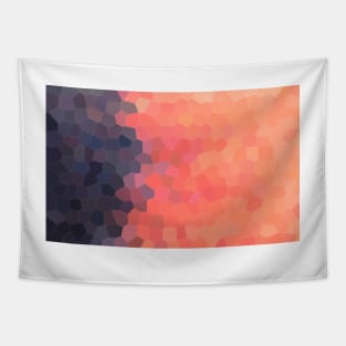 Geometric Ombre Sunset Tapestry