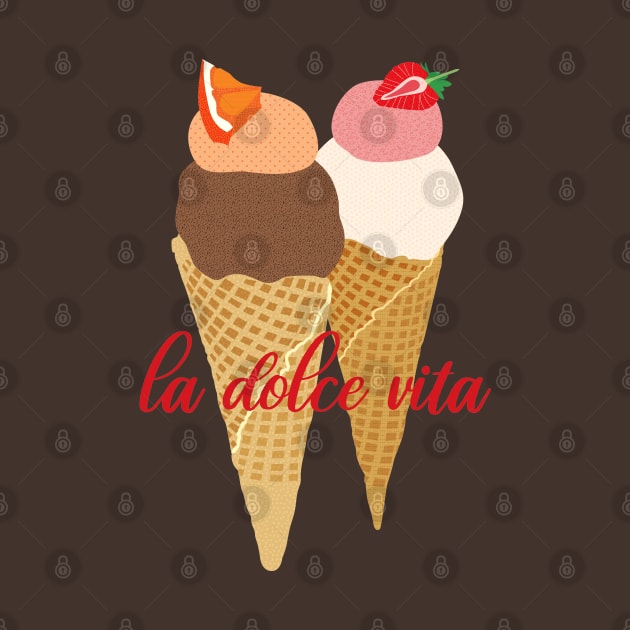 La Dolce Vita Gelato Cones by Lisa