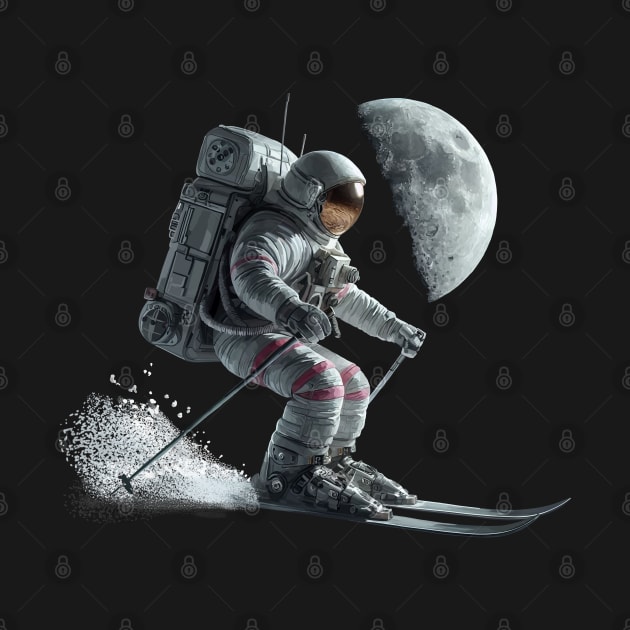 Astronaut skier by sibosssr