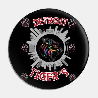 Detroit Tiger's Favorite Sweatshirt, Tiger City Pin