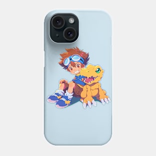 tai and agumon Phone Case