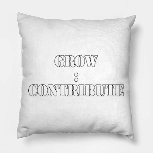 Growing Together Pillow by coralwire