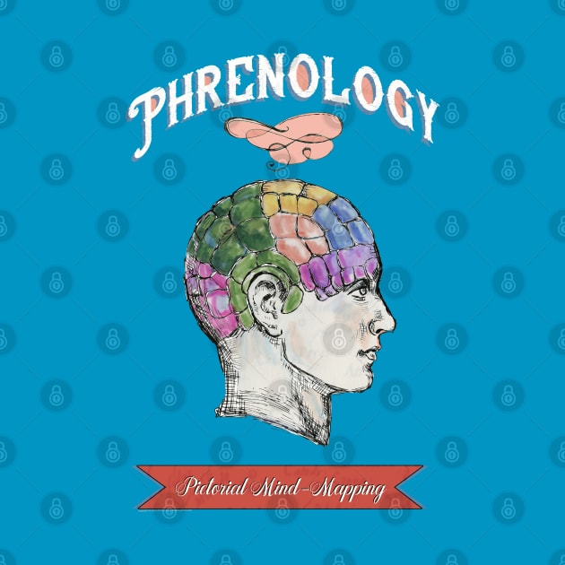 Phrenology - Pictorial Mind Mapping by FanitsaArt