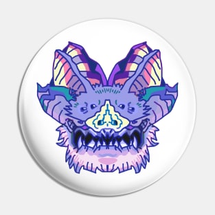 YE OLD BAT Bad pastel Pin