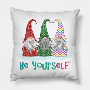 Be Yours-Elf Three Christmas Gnomes Pillow