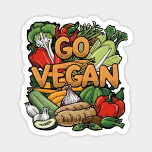 Go Vegan ! Magnet