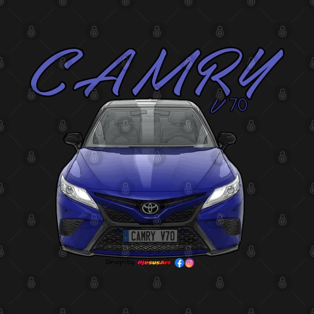 Toyota Camry V70 Blue by PjesusArt