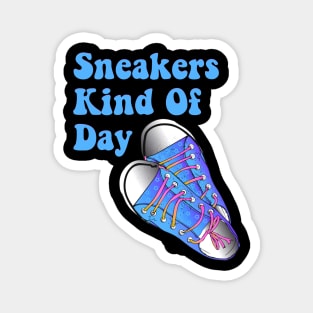 Sneakers Kind Of Day, Sneakers and Pearls, Chucks and Pearls Magnet