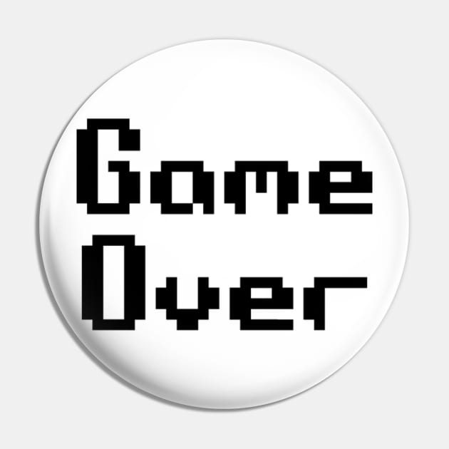 Game Over Pin by AustralianMate