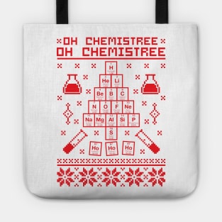 Oh Chemistree Oh Chemistree Chemistry Ugly Sweater Pixel Tote