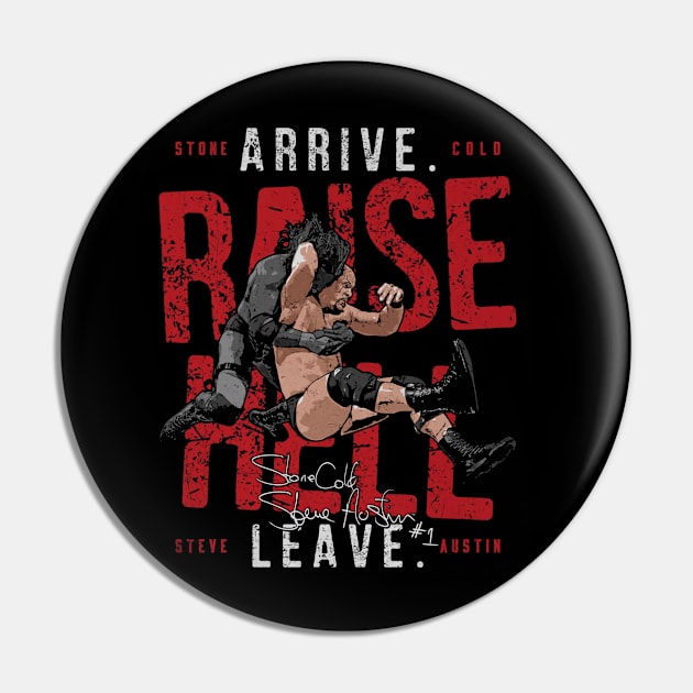 Stone Cold Steve Austin Raise Hell Pin by MunMun_Design