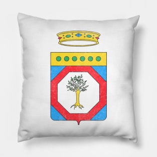 Apulia / Puglia Italy Region Coat of Arms / Vintage Style Pillow