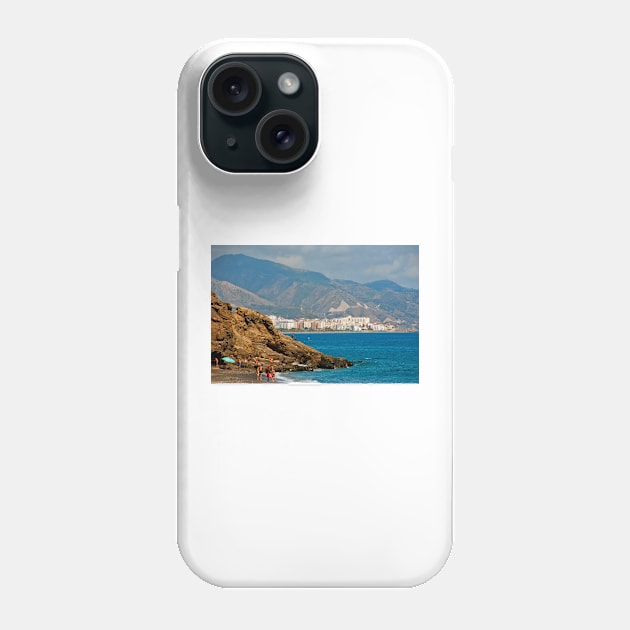 Penoncillo Beach Torrox Costa Nerja Spain Phone Case by AndyEvansPhotos