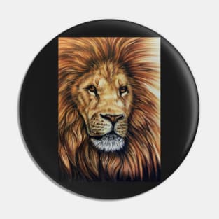 Lion Portrait Pin