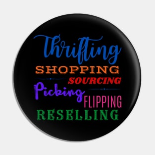 Thrifting Shopping Sourcing Picking Flipping Reselling Pin