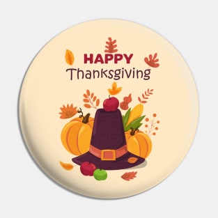 Happy Thanksgiving Pin