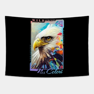 Eagle Bald eagle Animal Discovery Adventure Nature Planet Earth Paint Tapestry