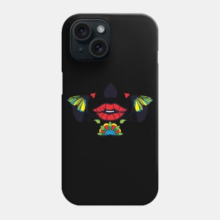 Dia De Los Muertos Sugar Skull Mask Camila Phone Case