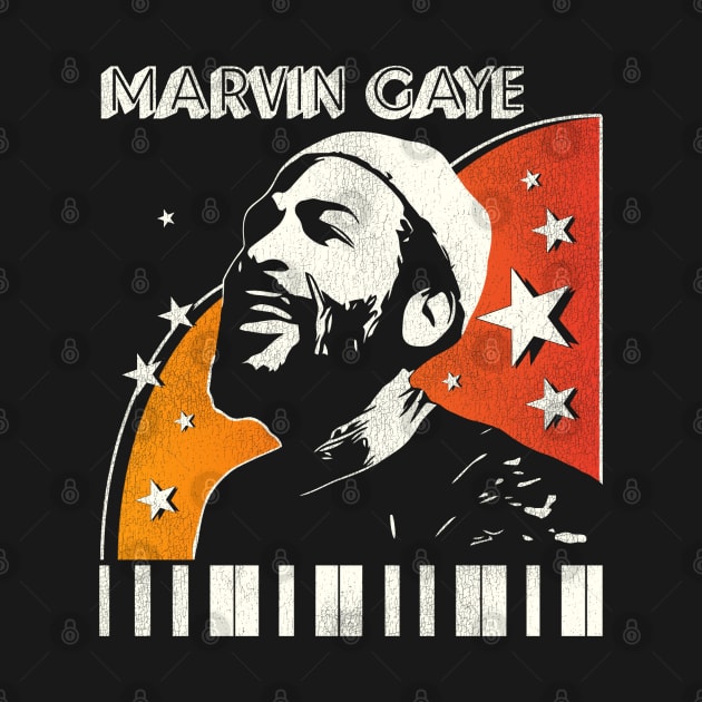 Marvin Gaye 70s Style Retro by darklordpug