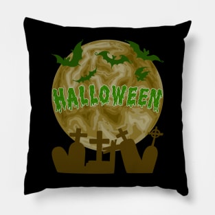 Halloween Full Moon Party Pillow