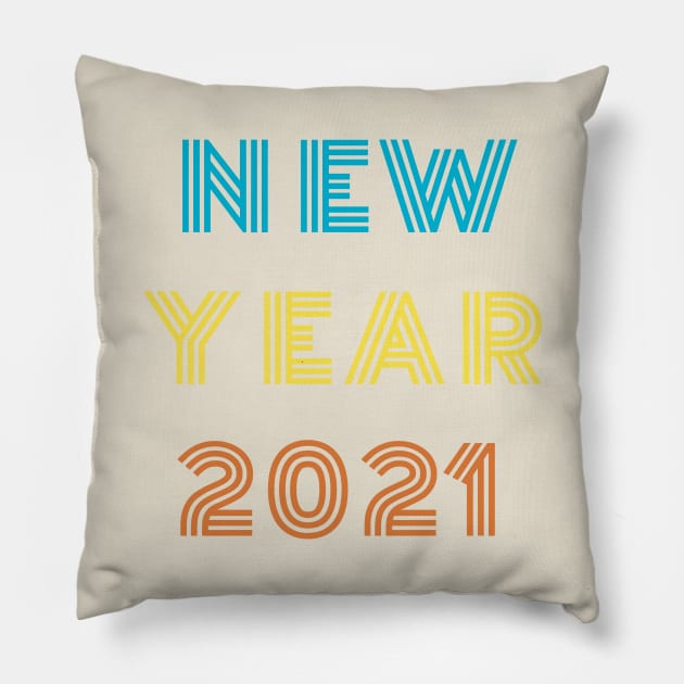 New Year 2021 Pillow by yayor