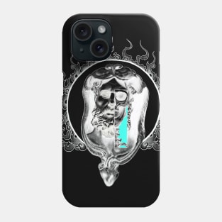 Greek God's Inner Soul with Flames and Heart Phone Case