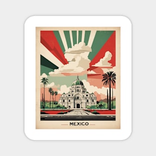 Mexico Tourism Vintage Poster Magnet