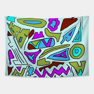 Duck Egg Doodle 2 Tapestry