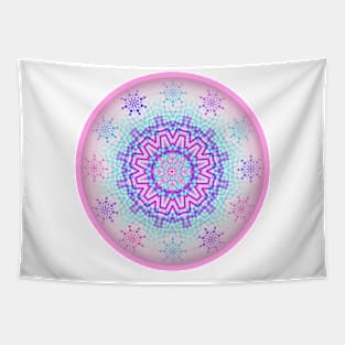 PASTEL Snowflakes Tapestry