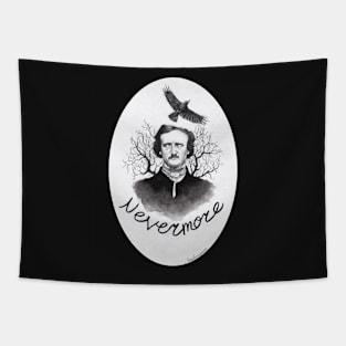 Edgar Allan Poe - Gothic Art Tapestry