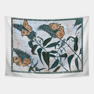 The Butterfly Bush Tapestry