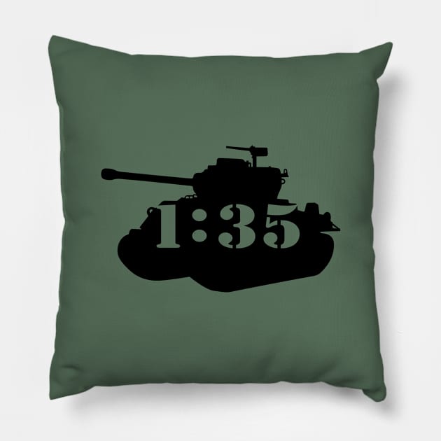 1:35 Tank (light colors) Pillow by SprueLife