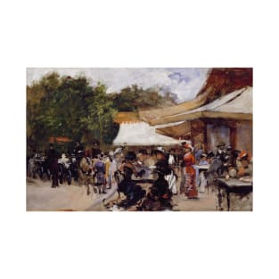 Outside a Restaurant in the Bois de Boulogne by Hugo Birger T-Shirt