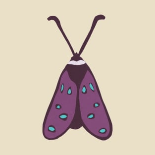 5 spot moth (purple) T-Shirt