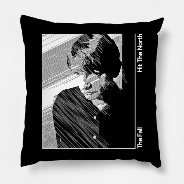 The Fall - Hit The North / Minimal Style Graphic Artwork Pillow by saudade