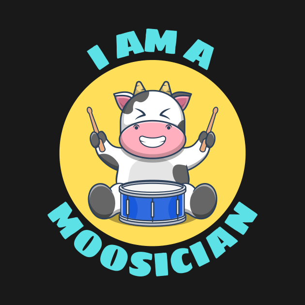 I Am A Moosician | Cow Pun by Allthingspunny