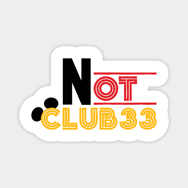 Pocket Logo - Light Colored Shirts Magnet by notclub33